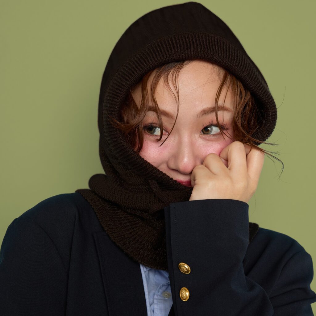 ニットフードバラクラバ